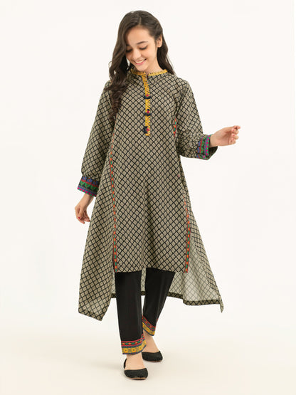 2 Piece Winter Cotton Suit-Embroidered (Pret)