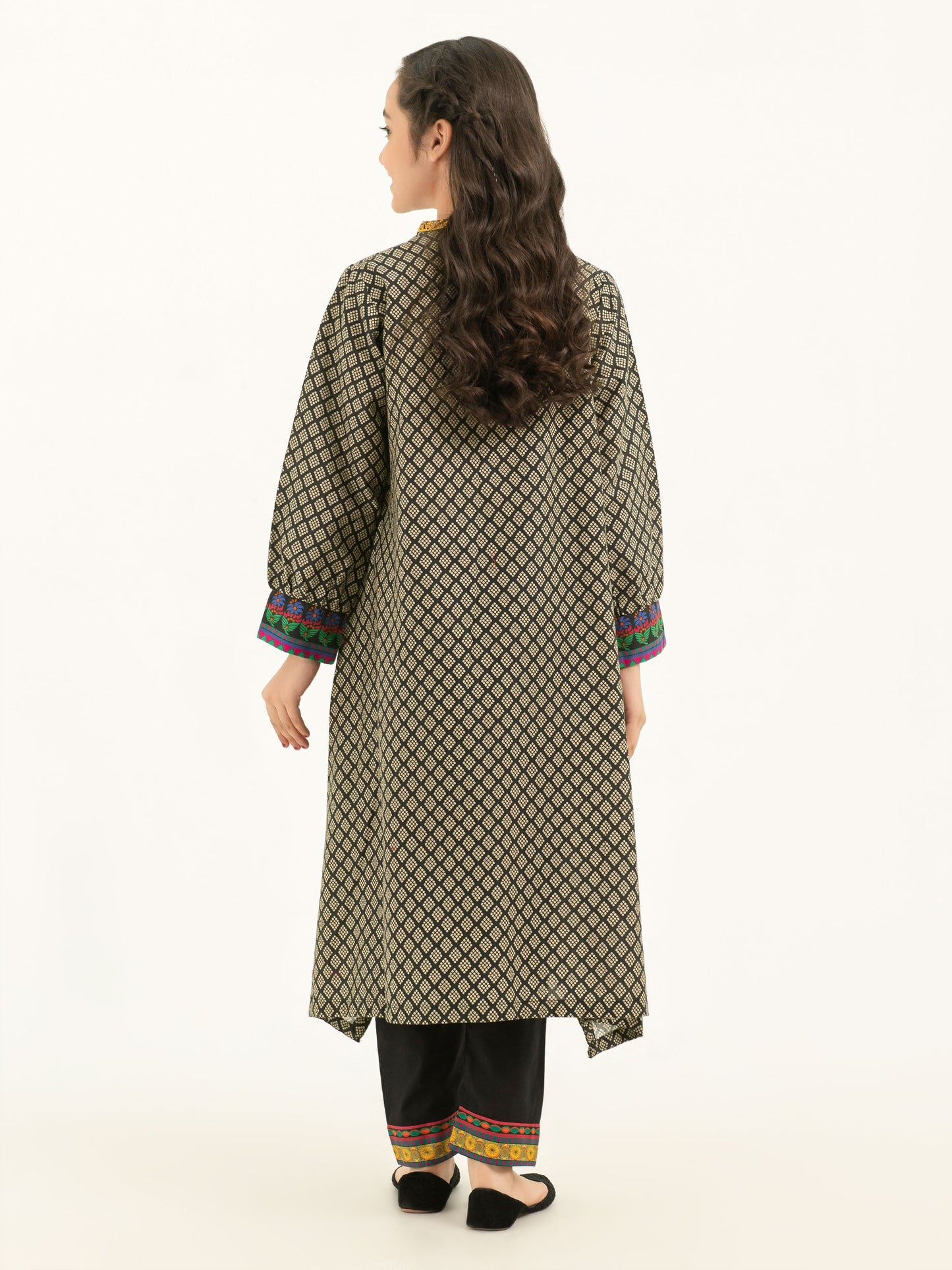 2 Piece Winter Cotton Suit-Embroidered (Pret)