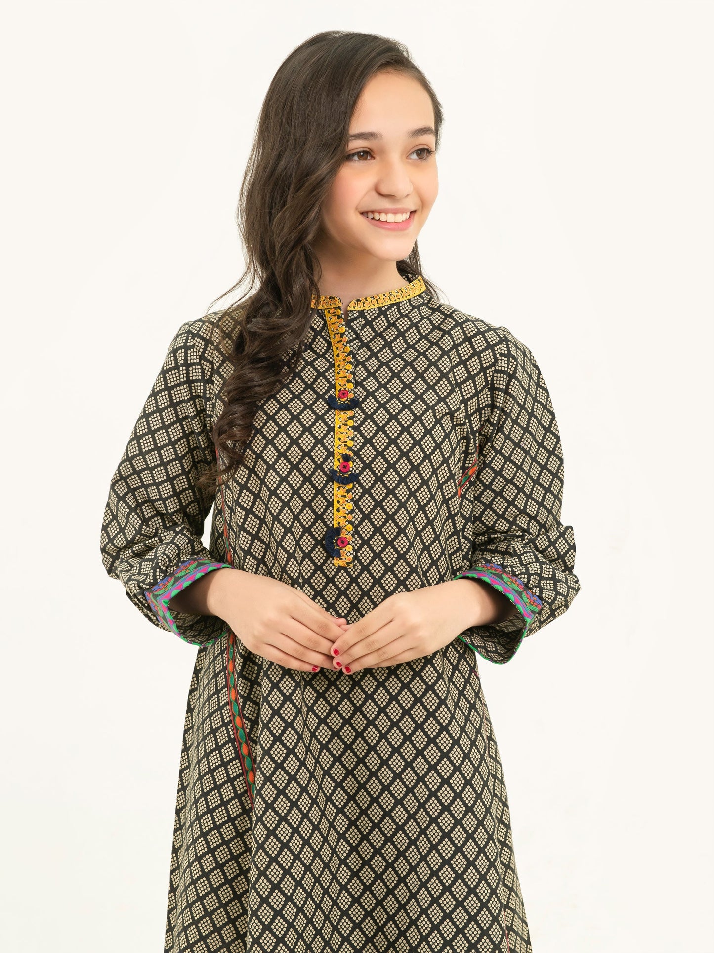 2 Piece Winter Cotton Suit-Embroidered (Pret)