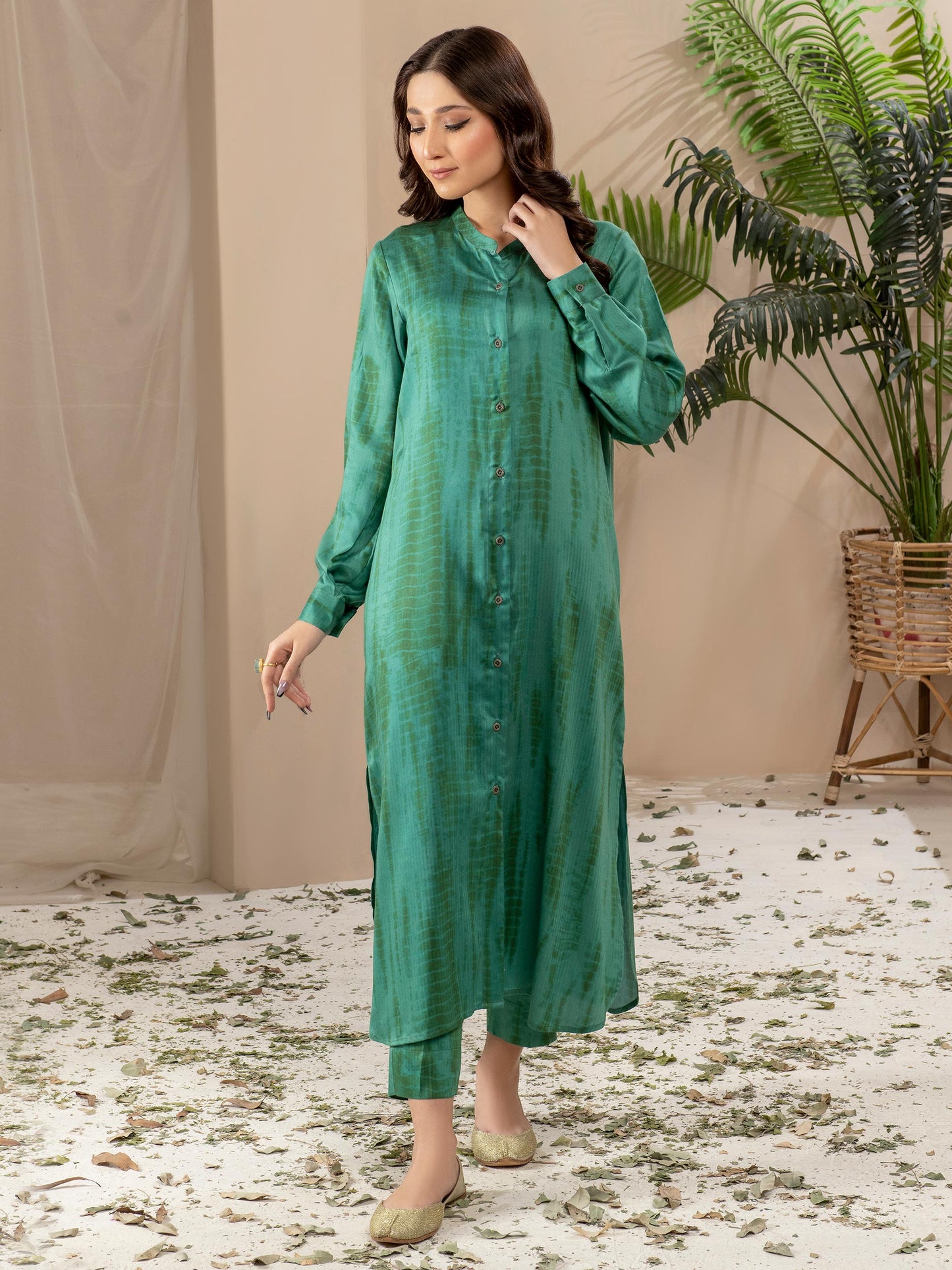 Linen Printed Shirt (Unstitched)