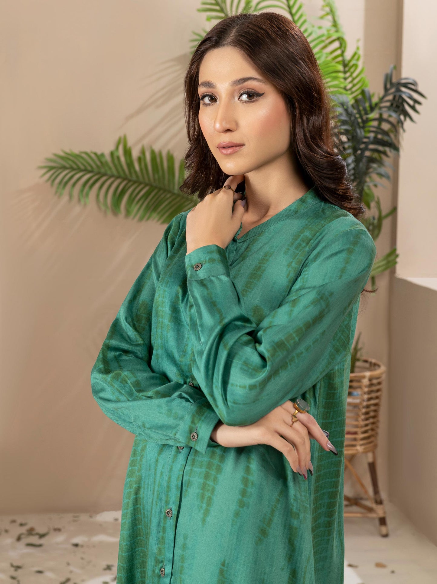 Linen Printed Shirt (Unstitched)