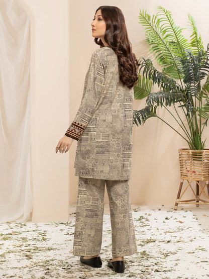 Khaddar Shirt -Printed (Unstitched)