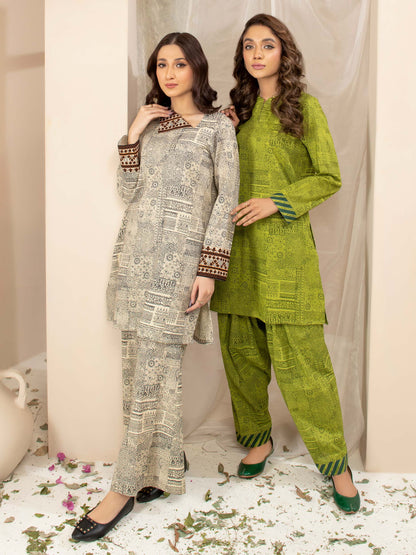 Khaddar Shirt -Printed (Unstitched)
