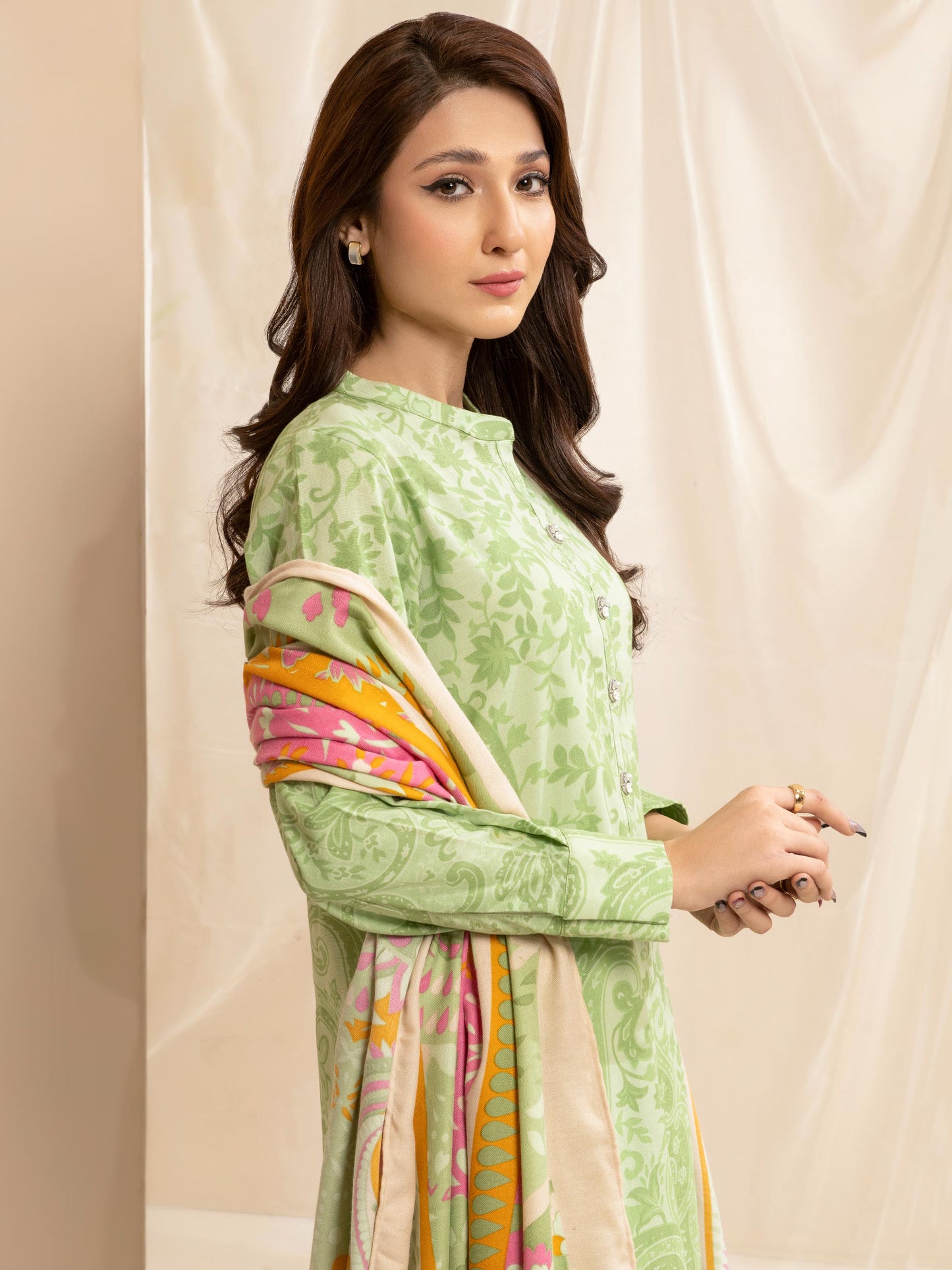 3 Piece Khaddar Suit-Printed(Unstitched)