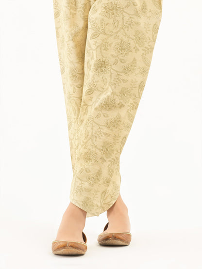 Printed Khaddar Trousers(Pret)