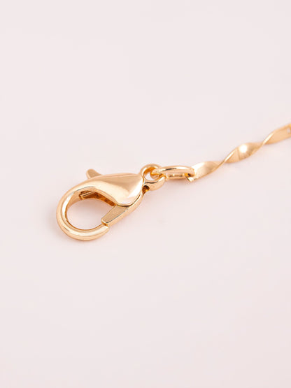 Floral Charm Anklet