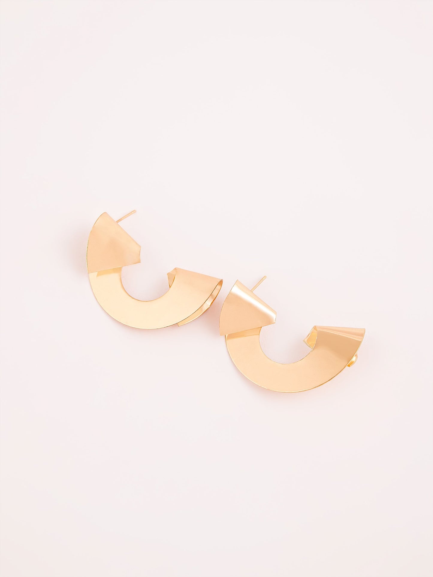 Metallic Drop Earrings