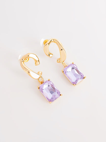 Minimal Stone Earrings