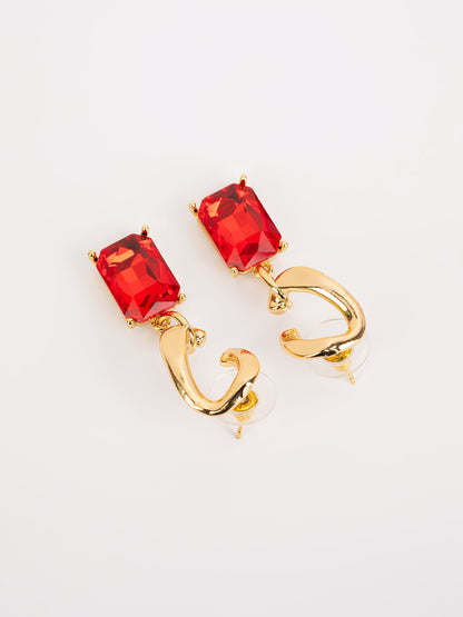 Minimal Stone Earrings