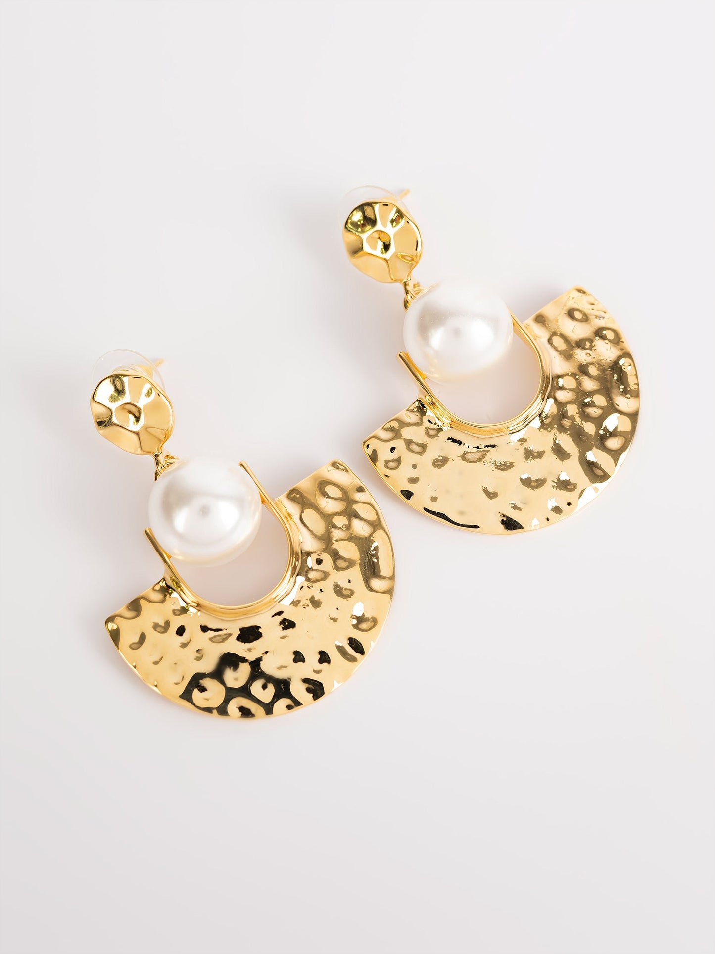 Textured Drop Earrings