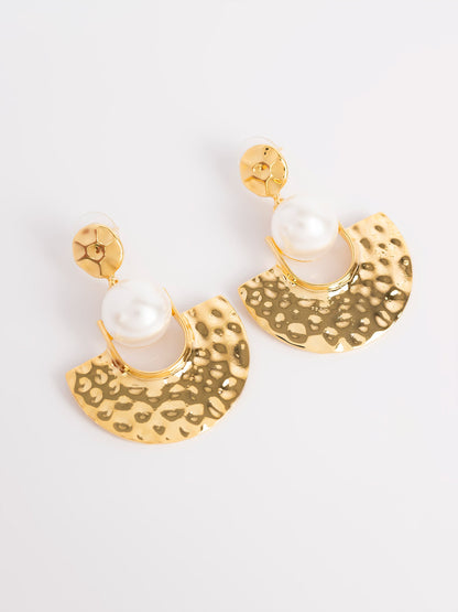 Textured Drop Earrings