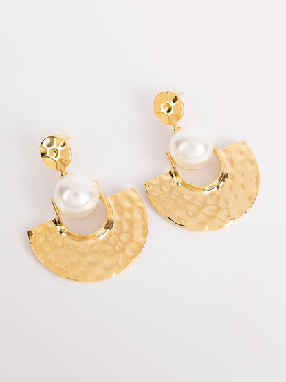Textured Drop Earrings