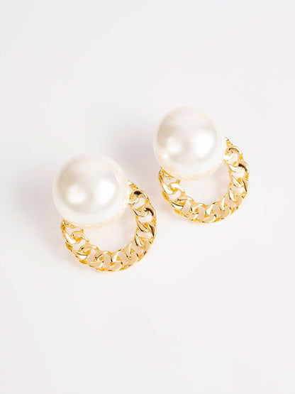 Chunky Pearl Earrings