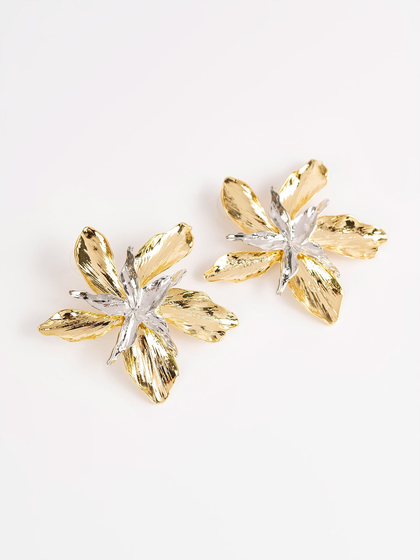 Abstract Floral Earrings