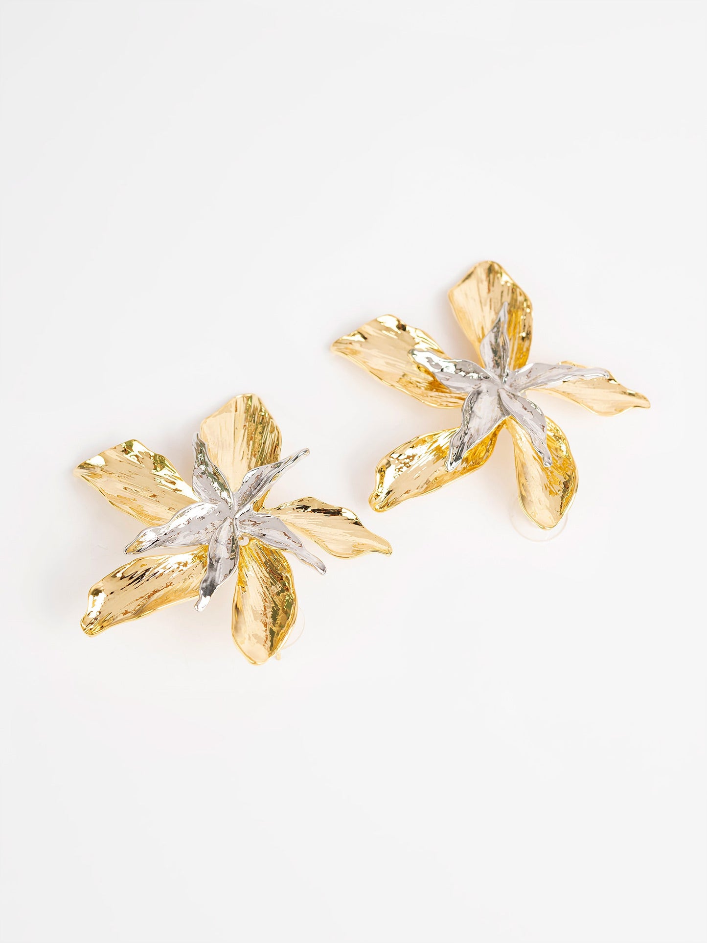 Abstract Floral Earrings