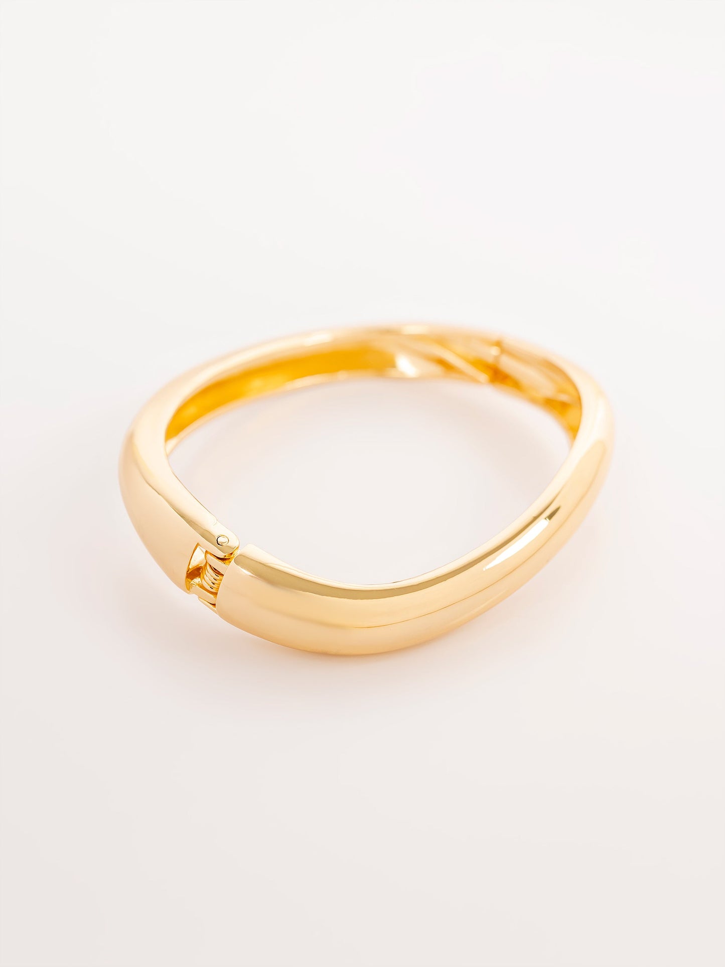 Solid Gold Bangle Bracelet