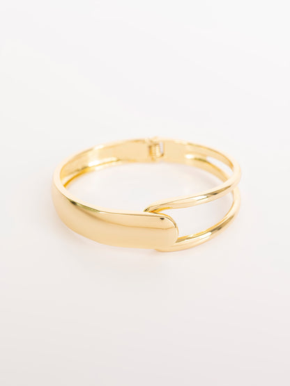 Minimal Gold Bangle Bracelet