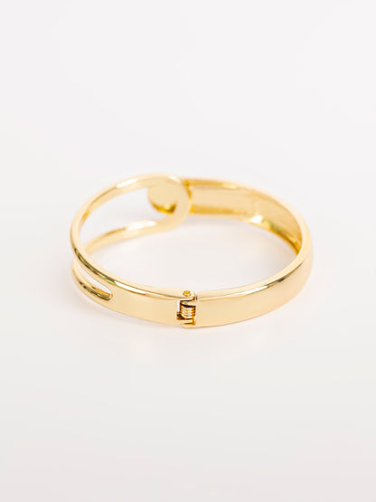 Minimal Gold Bangle Bracelet