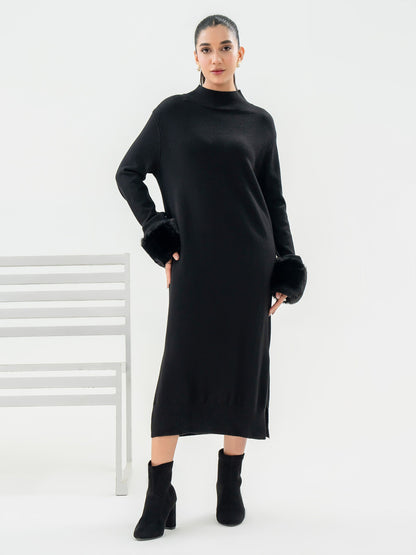Dyed Woolen Dress