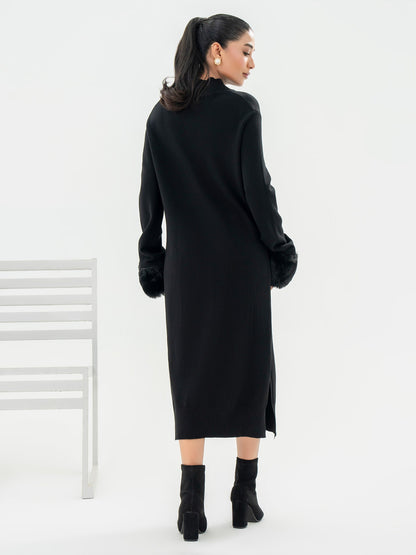 Dyed Woolen Dress