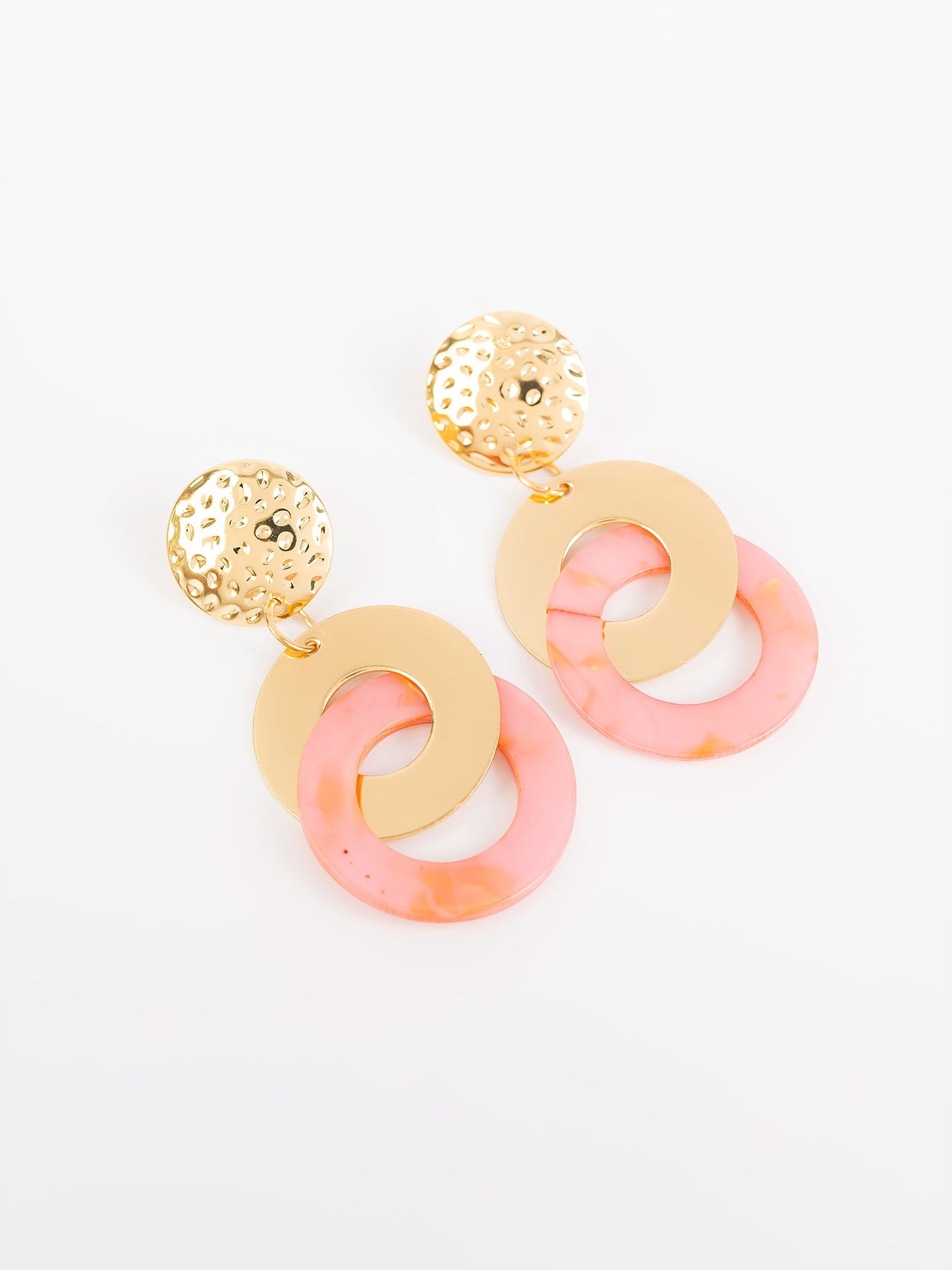 Drop Circle Earrings