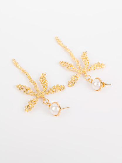 Textured Bow Earrings