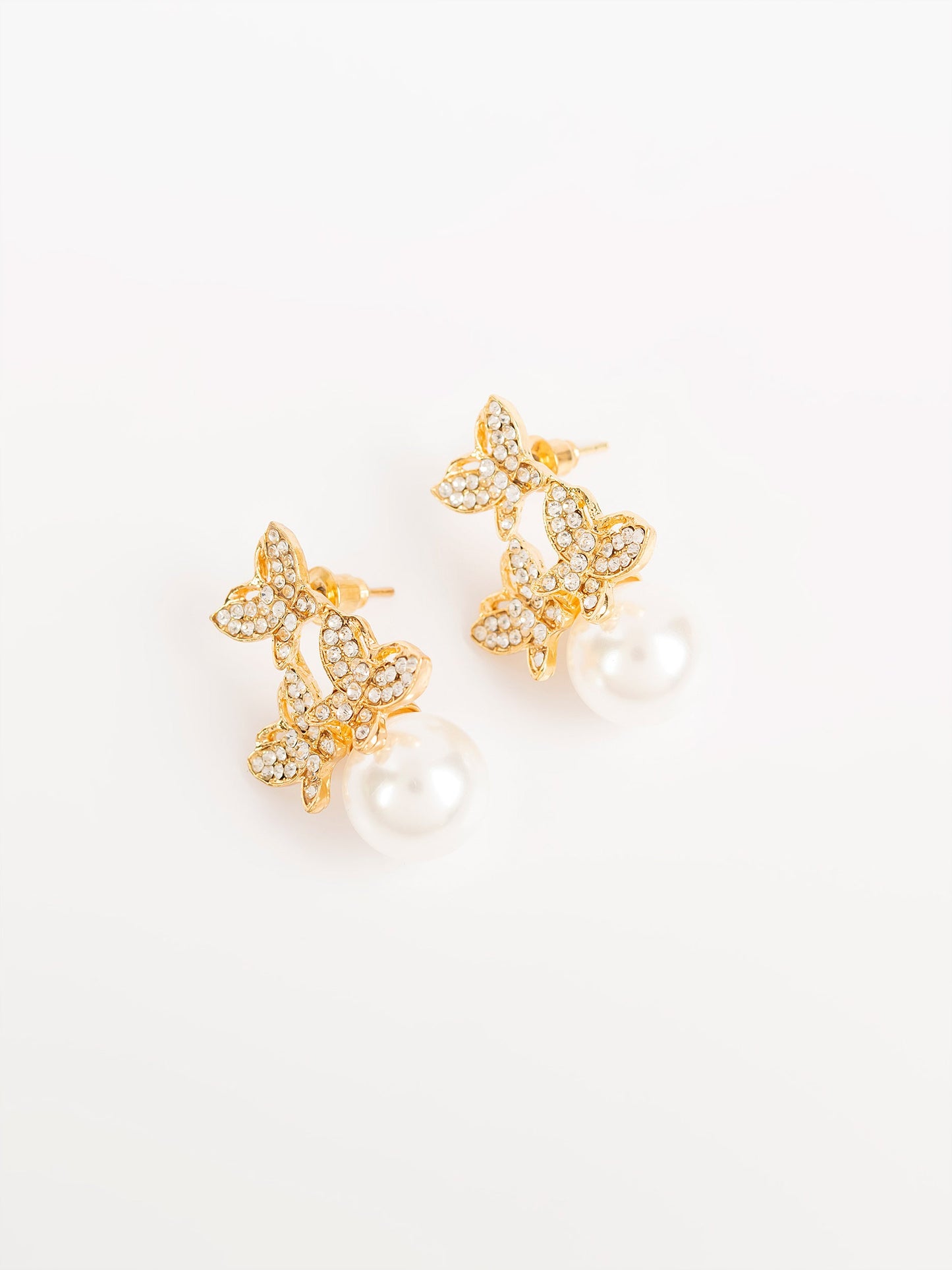 Butterfly Embellished Earrings
