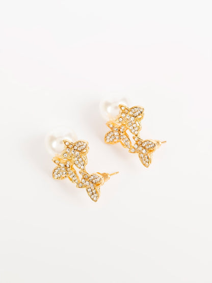 Butterfly Embellished Earrings