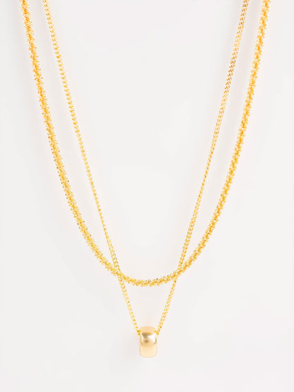 Set Of Minimal Gold Necklaces