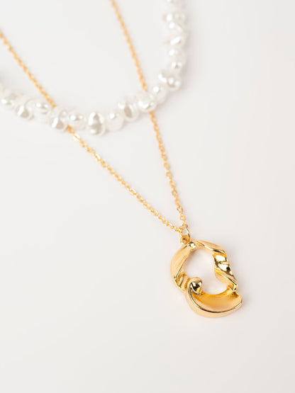 Layered Pearl Necklace