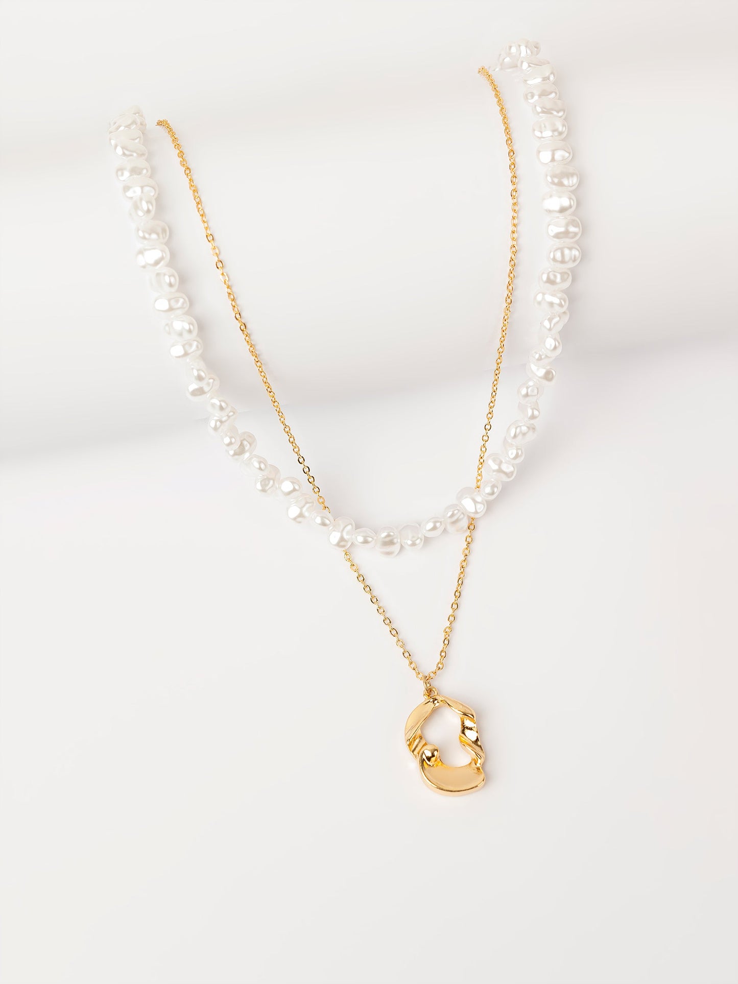Layered Pearl Necklace