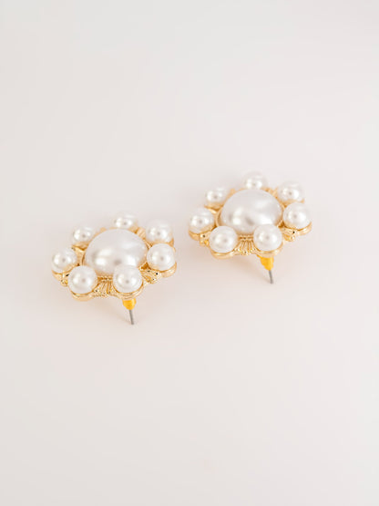 Antique Gold Studs