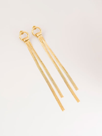 Dangling Mesh Earrings