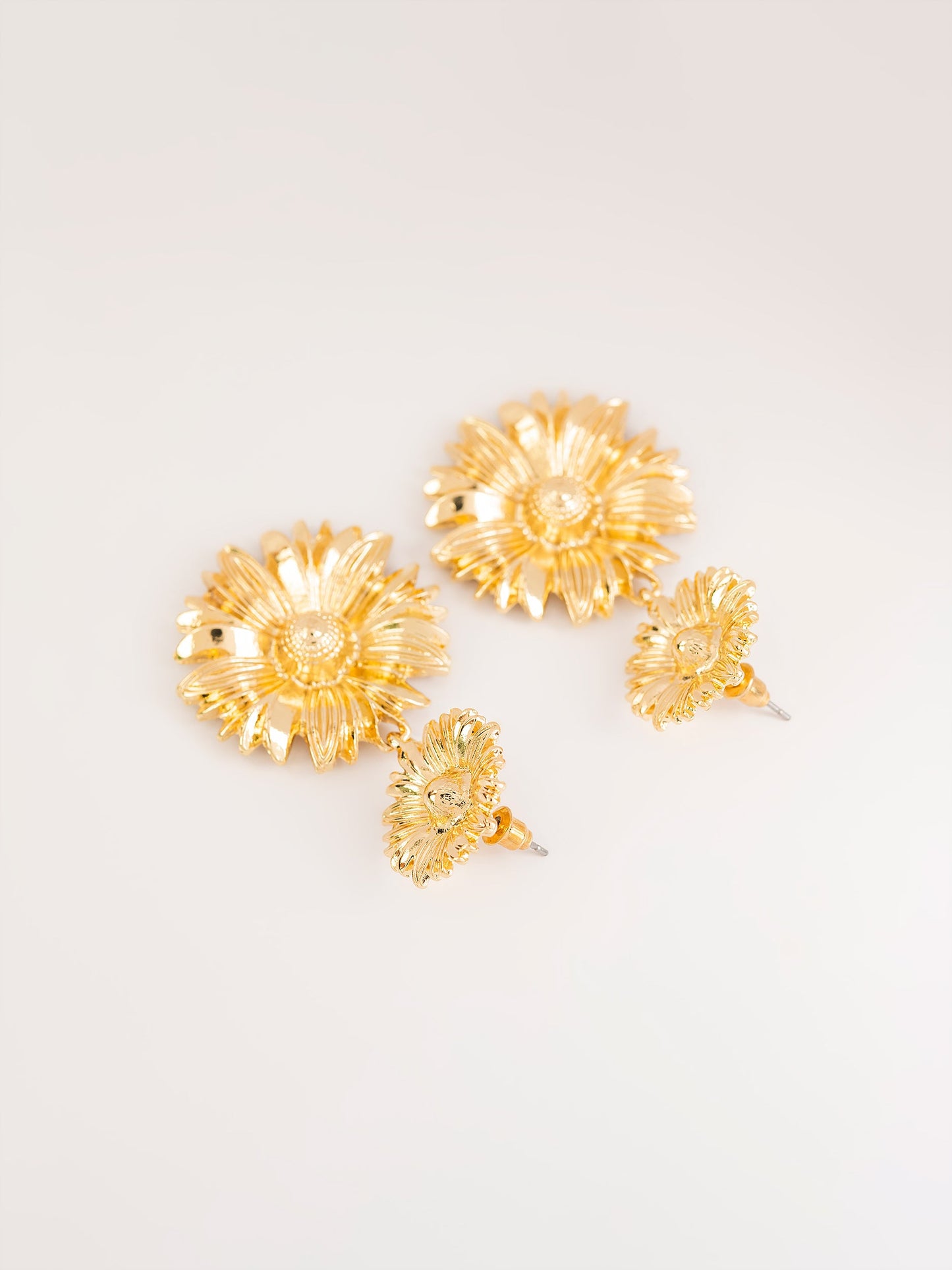 Drop Sunflower Earrings