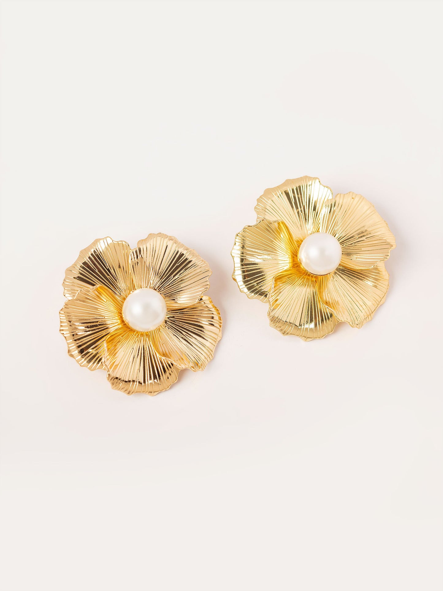 Pearl Flower Earrings