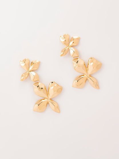 Dangling Flower Earrings