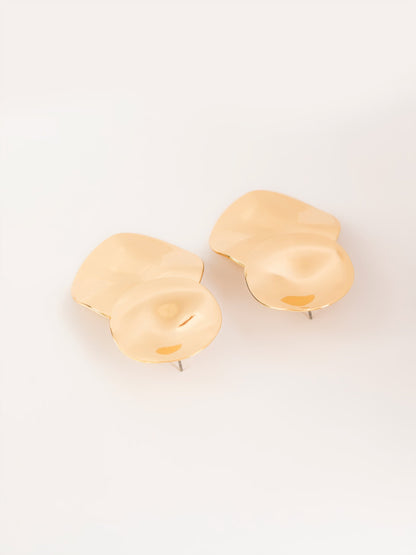 Double Round Earrings