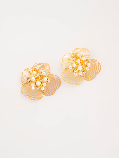 Hallow Flower Earrings