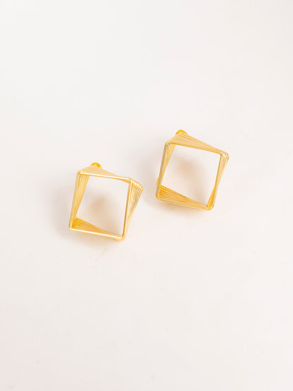 Square Spiral Earrings