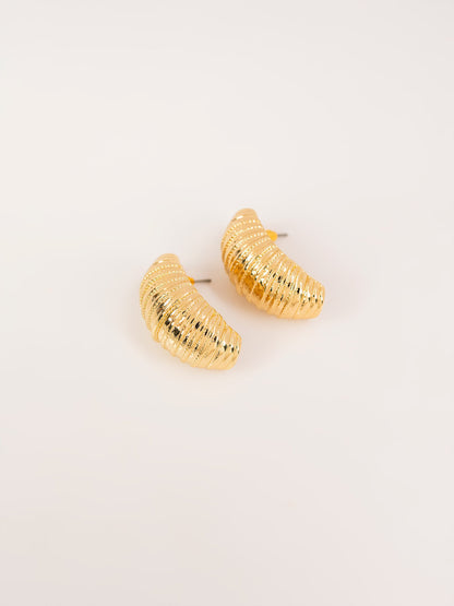 Gold Dangle Studs