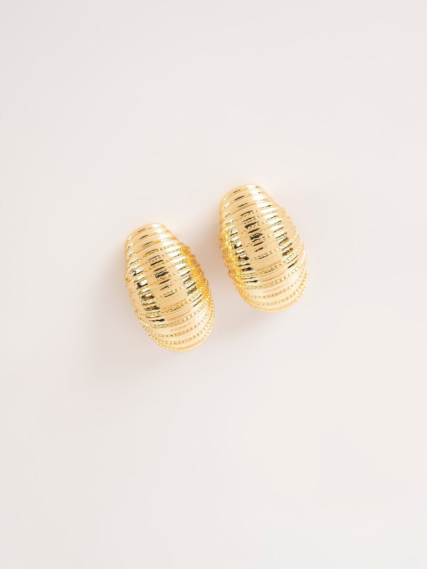 Gold Dangle Studs