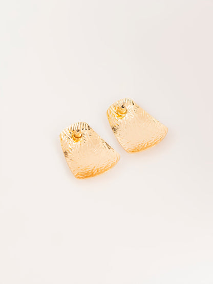 Curvy Hammered Studs