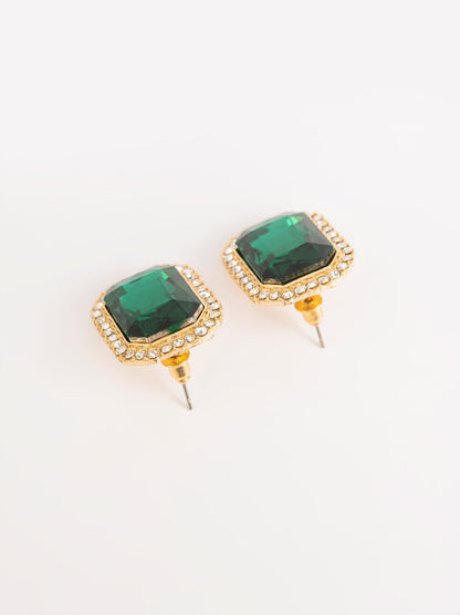 Embellished Square Studs