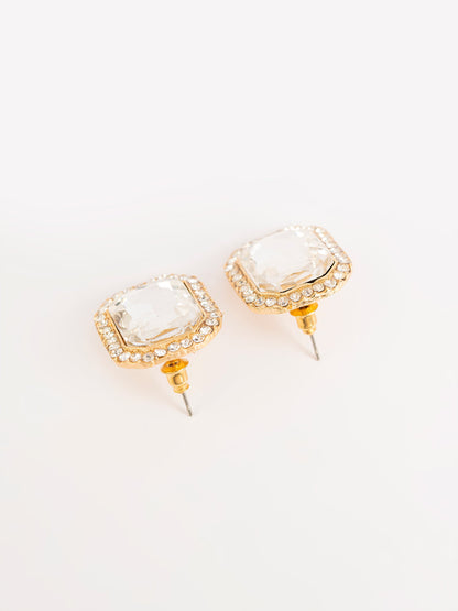 Embellished Square Studs