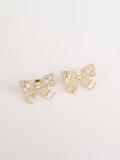 Embellished Bow Studs