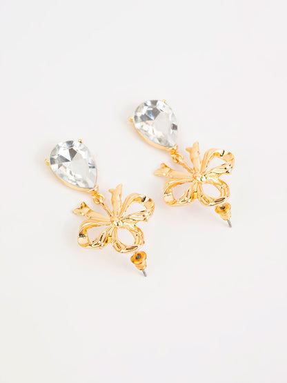Dangle Rhinestone Earrings