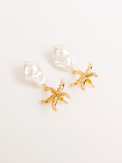Star Fish Dangle Earrings