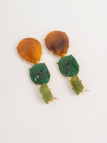 Dangling Stone Earrings