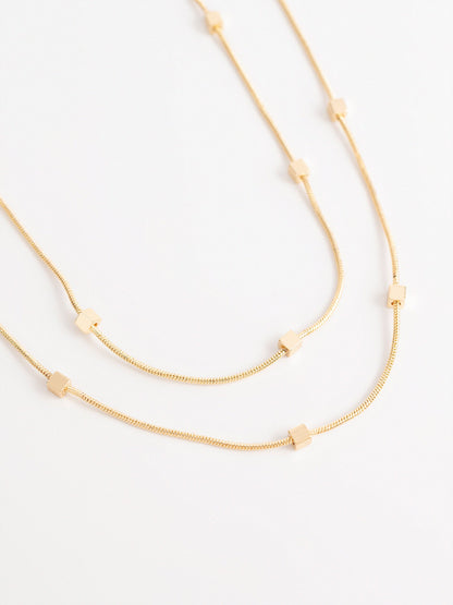 Square Charm Necklace