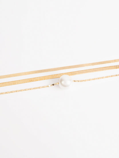 Layered Pearl Necklace